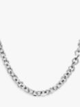 Olivia Burton Honeycomb Link Necklace, Silver