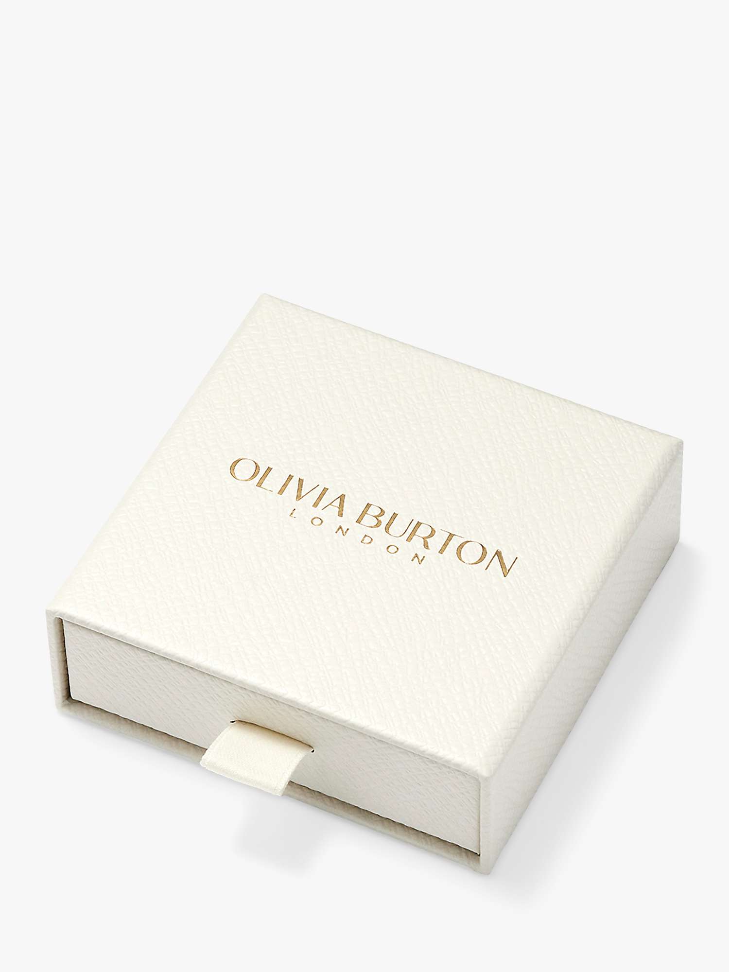 Buy Olivia Burton Honeycomb Link Bracelet, Silver Online at johnlewis.com