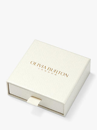 Olivia Burton Linear Bangle Bracelet, Silver