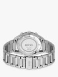 BOSS 1514093 Men's Top Chronograph Bracelet Strap Watch, Silver/Blue