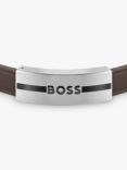 BOSS Men's Luke Leather Bracelet