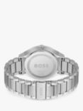 BOSS 1514106 Men's Tyler Bracelet Strap Watch, Silver/Blue