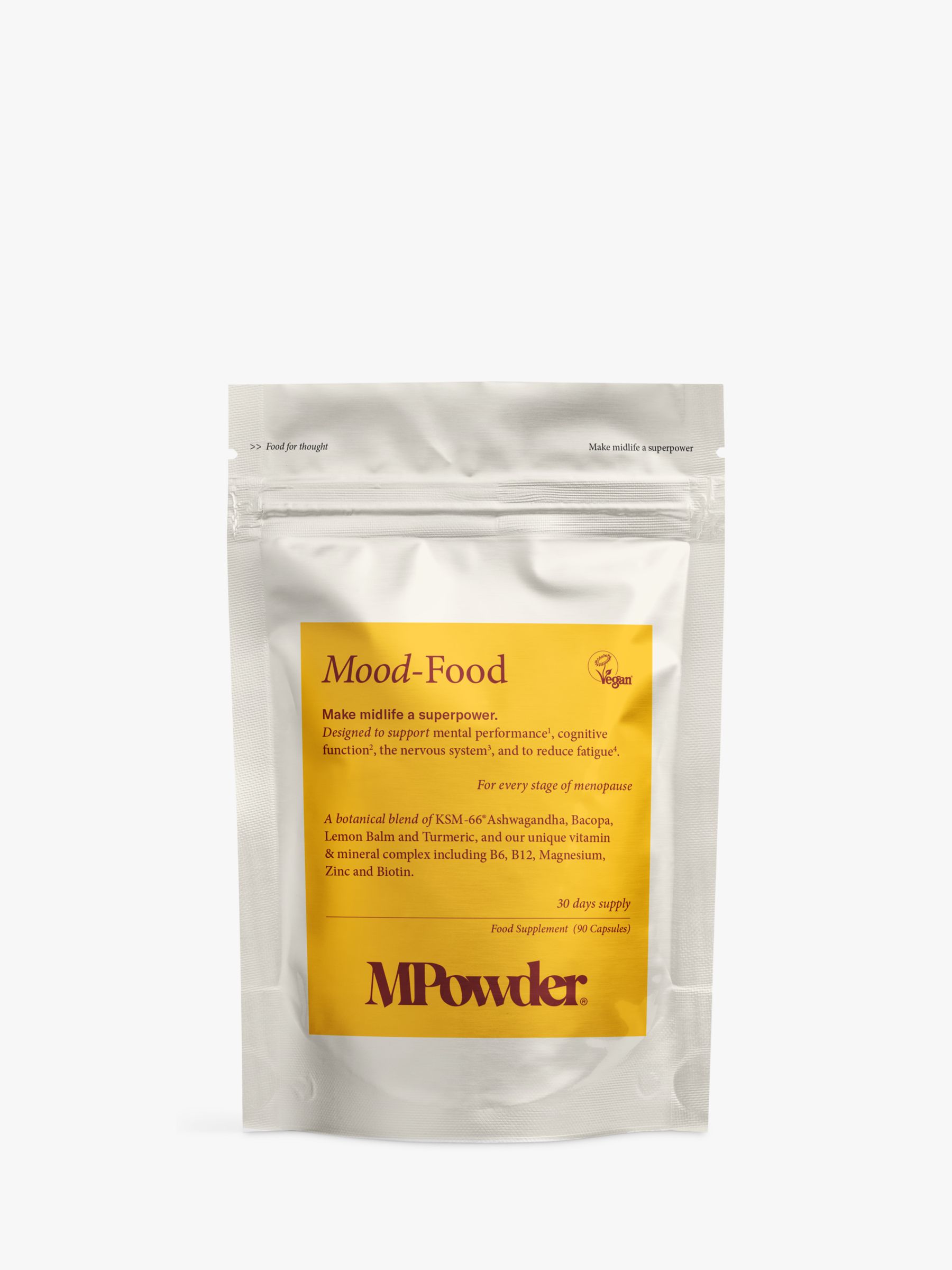 MPowder MOOD FOOD Menopause Supplement, 90 capsules 1