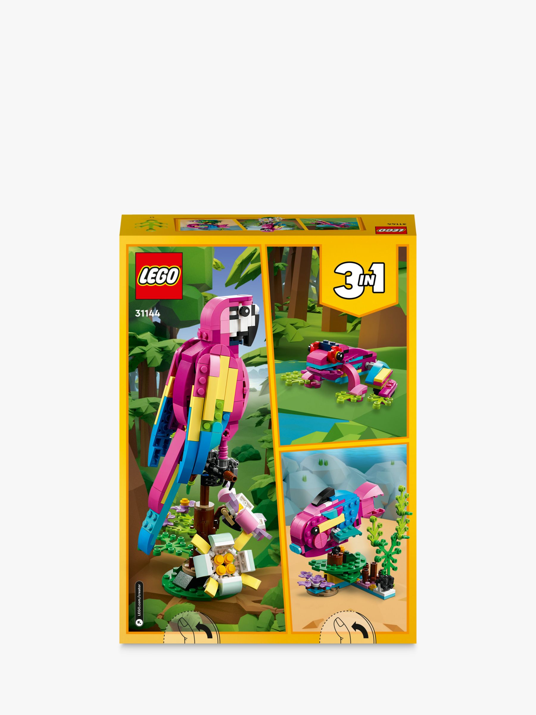 LEGO frog - bright pink - Extra Extra Bricks