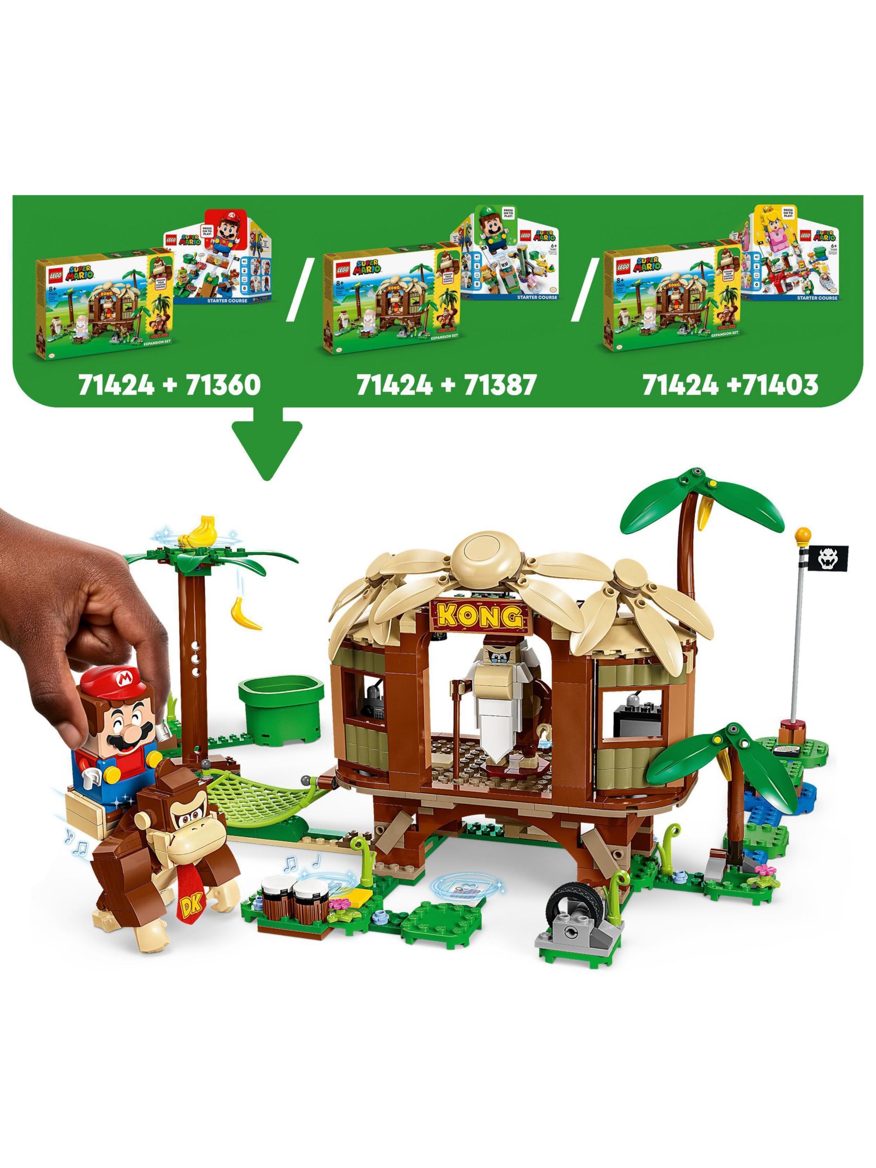 LEGO® Super Mario™ Donkey Kong’s Tree House Expansion Set – 71424