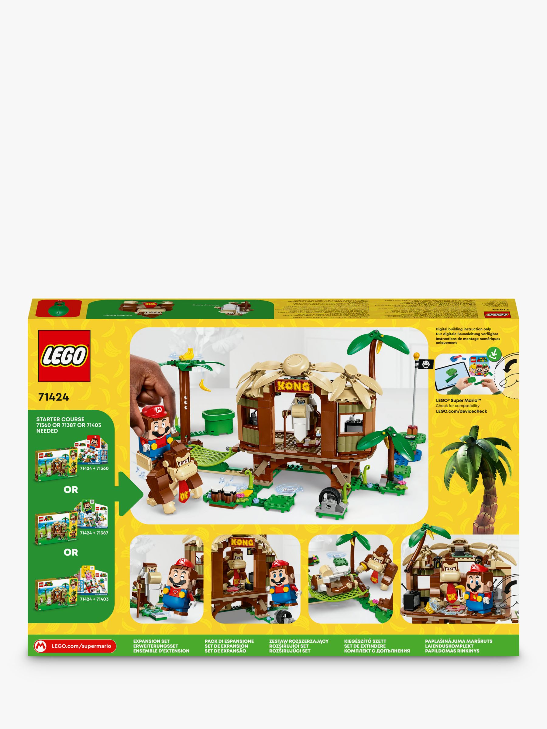 LEGO Super Mario 71424 Donkey Kong's Tree House Expansion Set