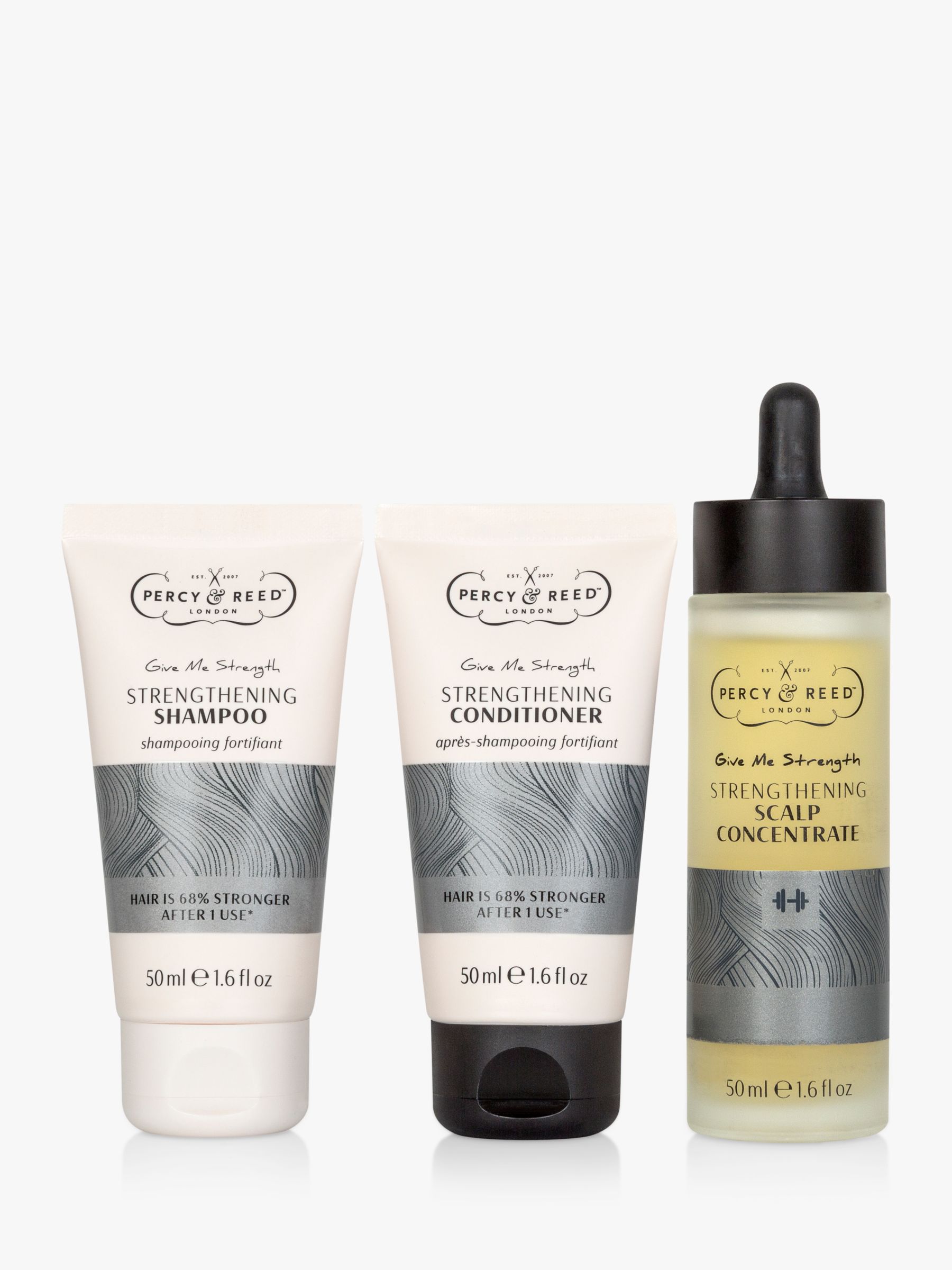 Percy & Reed Give Me Strength Hair Scalp Regime Haircare Gift Set 3