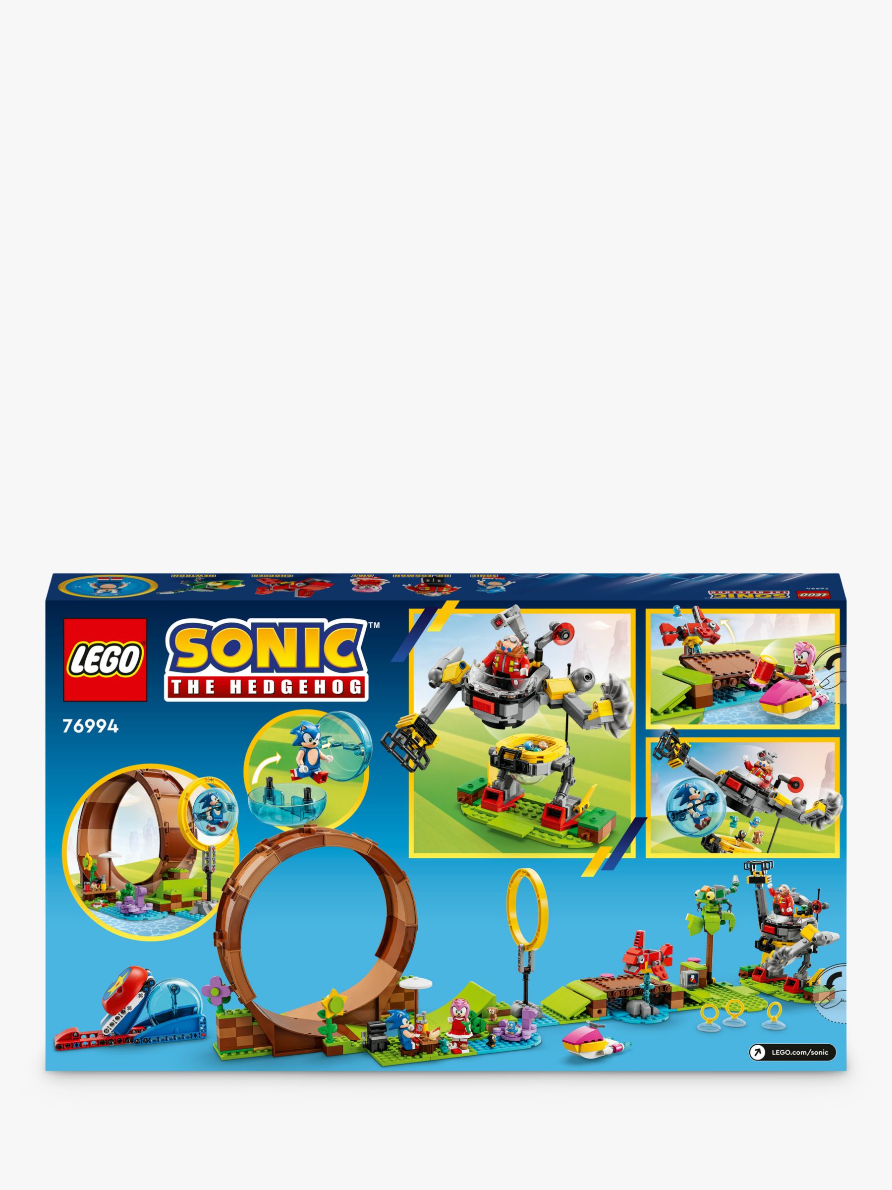 Sonic's Green Hill Zone Loop Challenge 76994, LEGO® Sonic the Hedgehog™