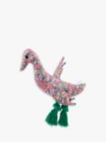 William Morris At Home Canine Companion Dog's Squeaky Duck Toy, Pink