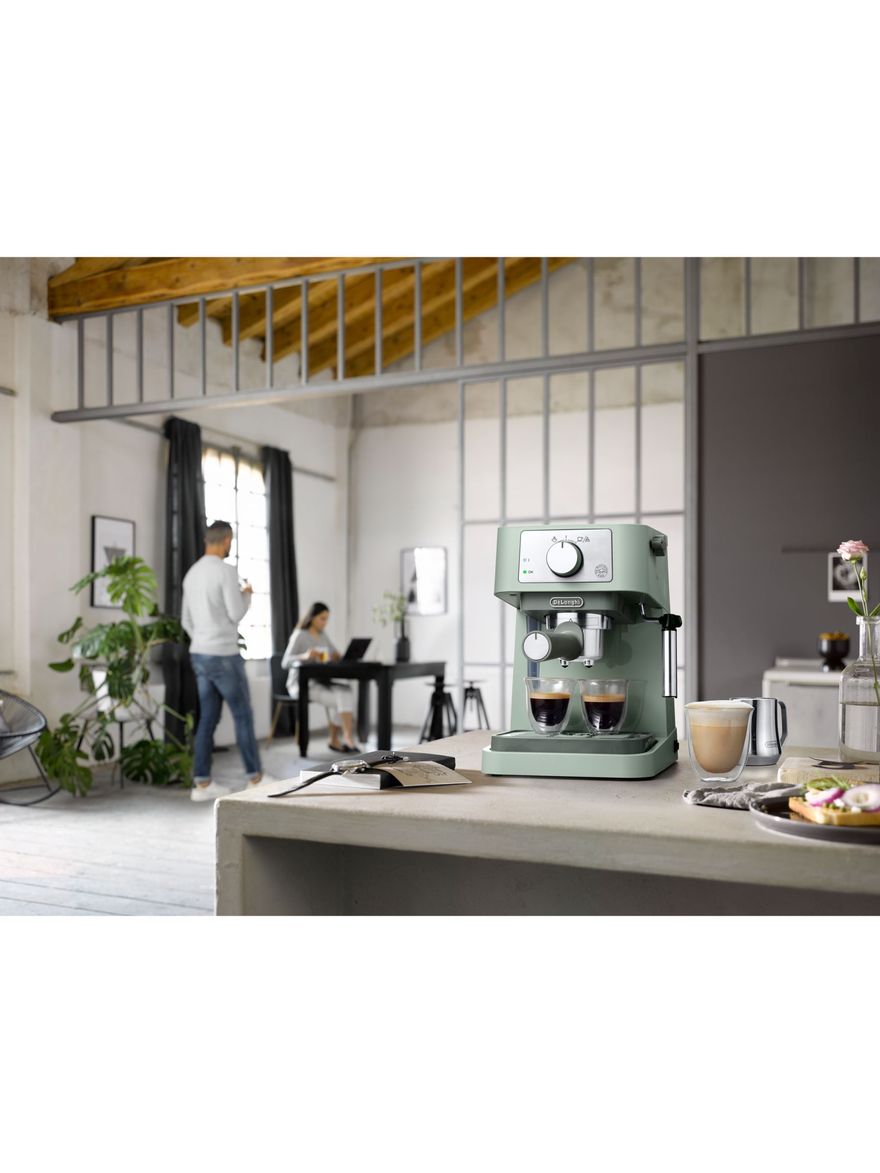 De'Longhi Stilosa Espresso EC260 Coffee Machine, Green