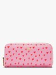 Fenella Smith Luca Luna Heart Print Recycled Purse, Pink