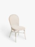 John Lewis Woven Cane Dining Chair, Snow Wash White