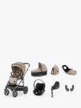 Oyster 3 Pushchair, Carrycot & Cybex Cloud T Car Seat and Accessory Bundle, Butterscotch