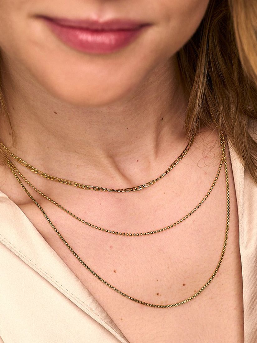 Buy Orelia Luxe Multi Row Layering Chain Necklace Online at johnlewis.com