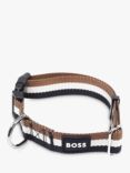 HUGO BOSS Stripe Dog Collar, White/Multi