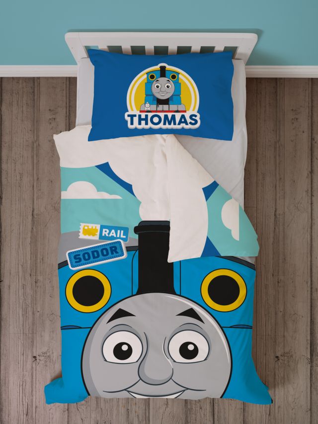 Thomas the tank engine single clearance duvet cover and pillowcase set