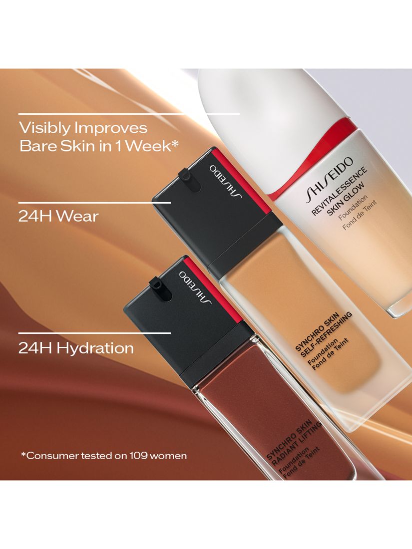 Shiseido RevitalEssence Glow Foundation, Copper 450 6