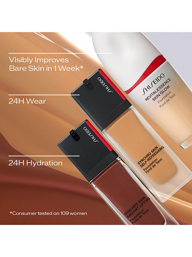 Shiseido RevitalEssence Glow Foundation, Copper 450 6