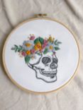 MakeBox & Co Floral Skull Embroidery Kit