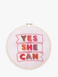 Cotton Clara "Yes She Can" Embroidery Kit