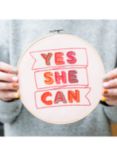 Cotton Clara "Yes She Can" Embroidery Kit