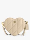 Coach Heart Quilted Cross Body Bag
