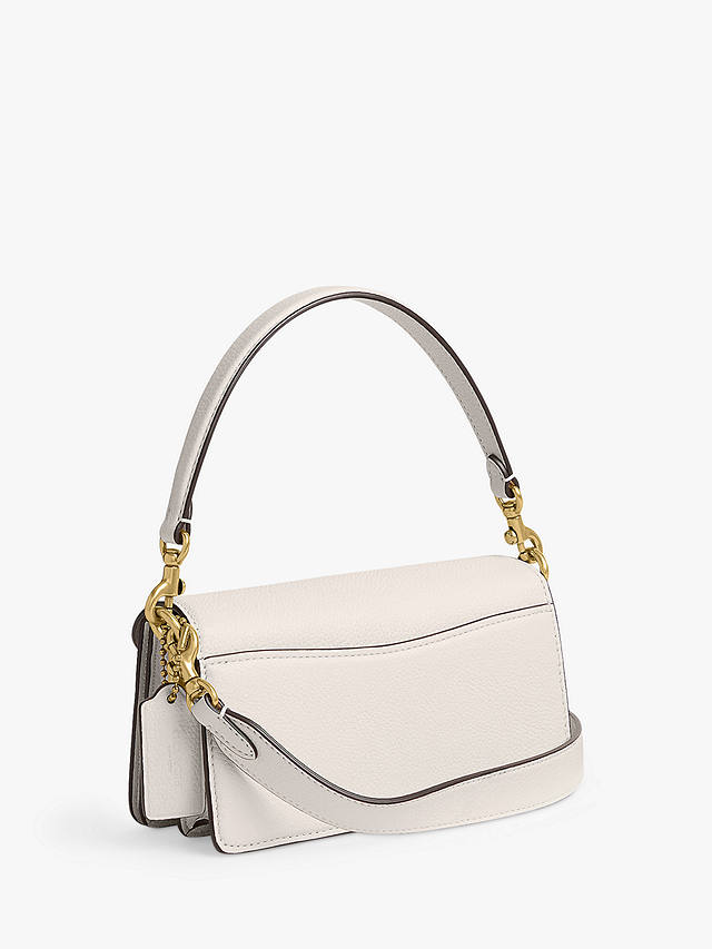 Coach Tabby 20 Leather Shoulder Bag, Chalk