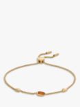 Skagen Glass and Pebble Charm Bracelet, Gold