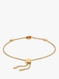 Skagen Glass and Pebble Charm Bracelet, Gold