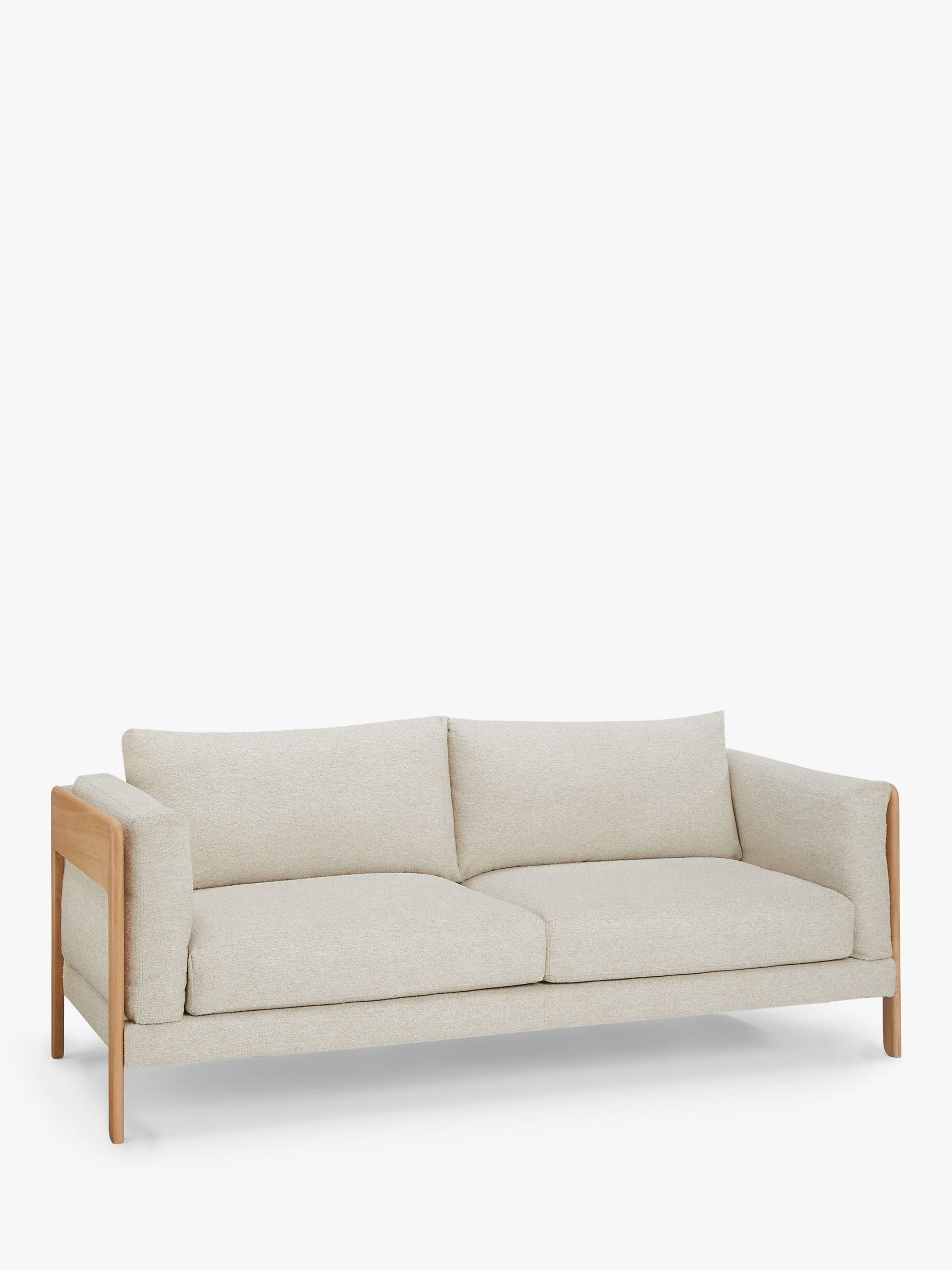 John Lewis Nest Medium 2 Seater Sofa, Light Leg