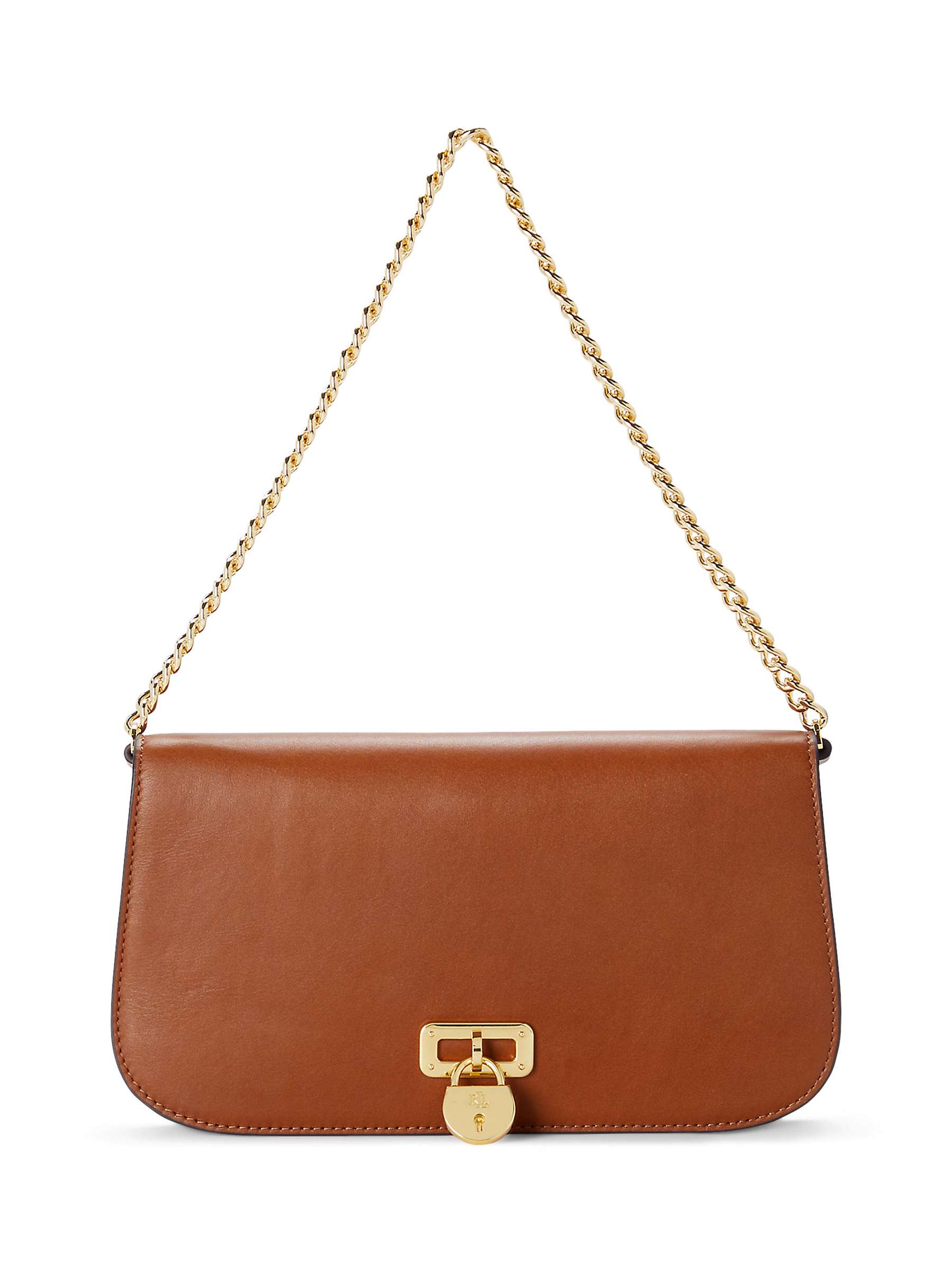 Buy Lauren Ralph Lauren Tanner Leather Shoulder Bag Online at johnlewis.com