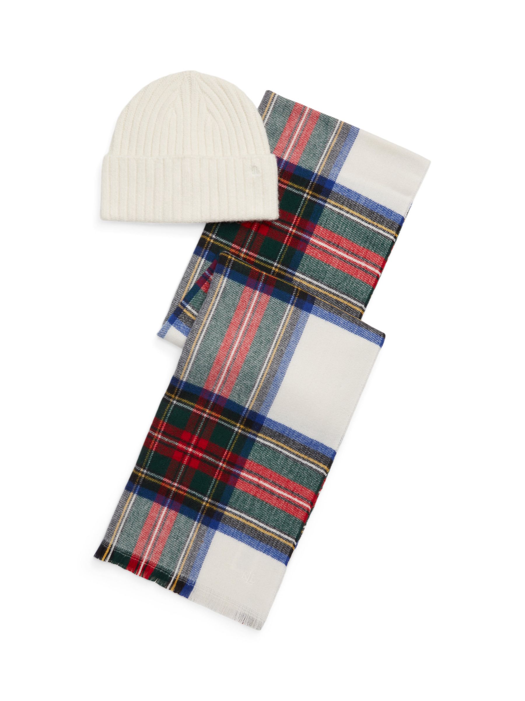 Ralph lauren hat and scarf cheap gift set