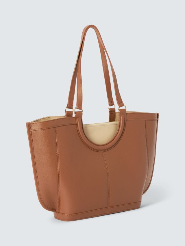 See By Chlo Mara Leather Tote Bag Caramello