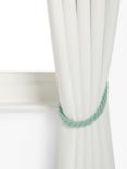 John Lewis Large Rope Tieback, Pack of 2, Duck Egg