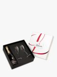 Lanson Le Black Label Champagne with 2 Flutes Gift Pack, 75cl
