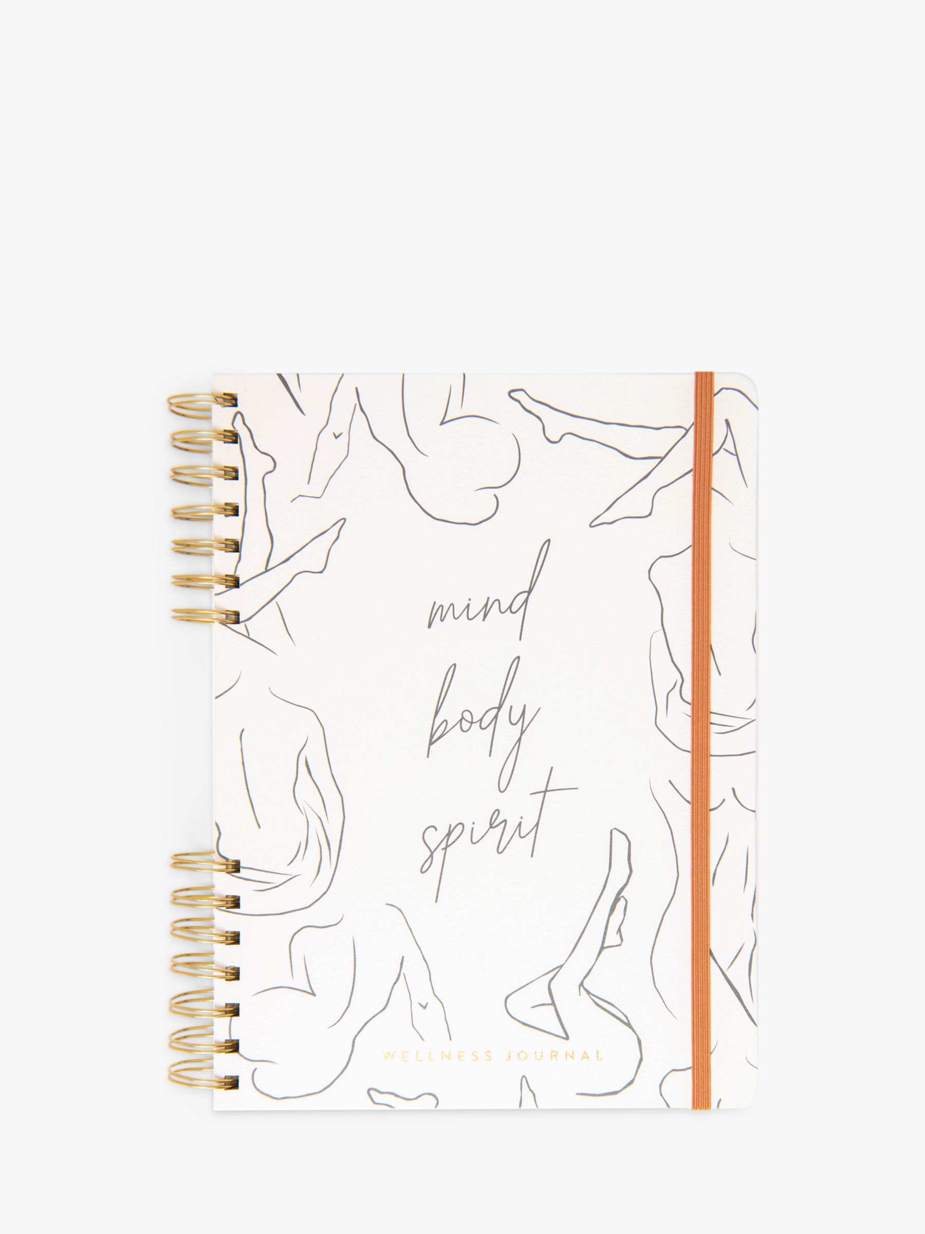 DesignWorks Ink Mind Body Spirit Wellness Journal, White