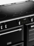 Stoves Richmond Deluxe 100cm Electric Range Cooker with Induction Hob, Black