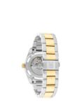 Tommy Hilfiger Men's Automatic Date Bracelet Strap Watch, Silver/Gold 1710552