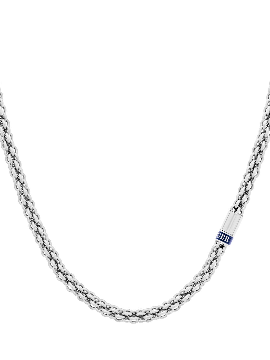 Buy Tommy Hilfiger Men's Interlinked Chain Necklace, Silver Online at johnlewis.com