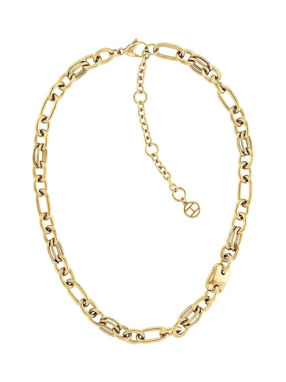 Buy Tommy Hilfiger Link Chain Necklace, Gold Online at johnlewis.com