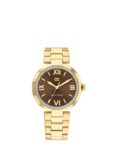 Tommy Hilfiger Women's Crystal Detail Bracelet Strap Watch, Gold