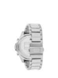 Tommy Hilfiger Men's Chronograph Bracelet Strap Watch, Silver/Blue