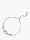 Dinny Hall Thalassa Faceted Link Bracelet, Silver