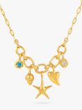 Dinny Hall Thalassa Ocean Treasures Charm Necklace