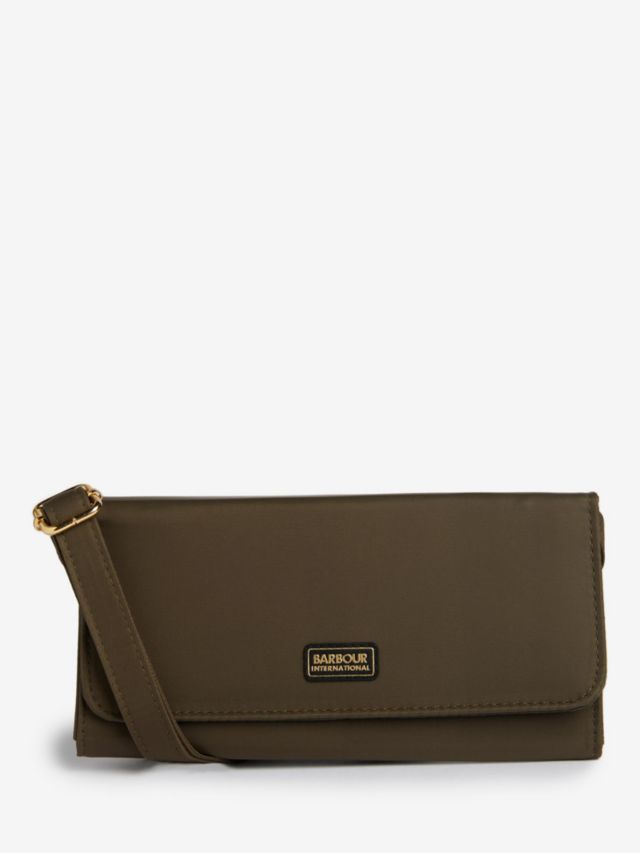 Barbour International Crossbody Monaco Purse Envy Olive