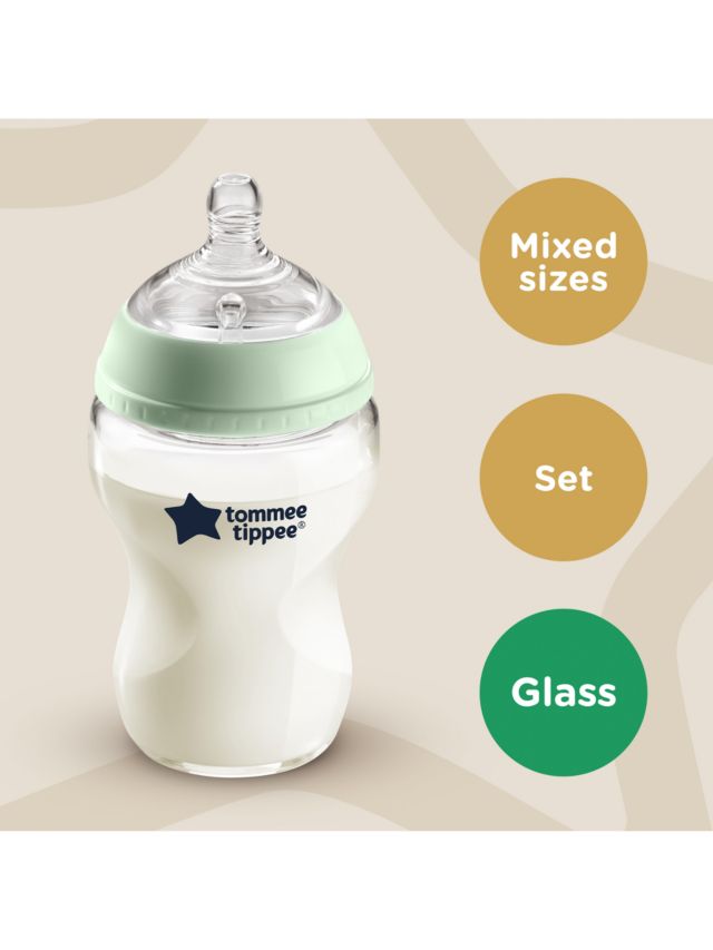 M+O  Tommee Tippee Bottles Starter Kit Transparent