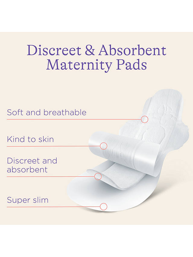 Lansinoh Discreet & Absorbent Maternity Pads, Pack of 12 3