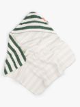 Done by Deer Organic Cotton Baby Hooded Bath Towel, Green