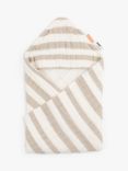 Done by Deer Organic Cotton Baby Hooded Bath Towel, Sand