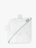 Shnuggle Baby Wearable Hooded Bath Towel, White